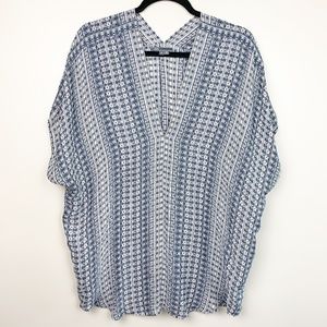 Vince Silk V Neck Top